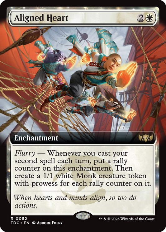 Aligned Heart (Extended Art) (052) - Commander: Tarkir: Dragonstorm