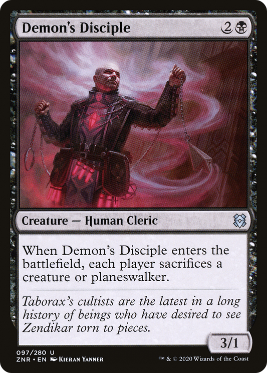 Demon's Disciple [Zendikar Rising]