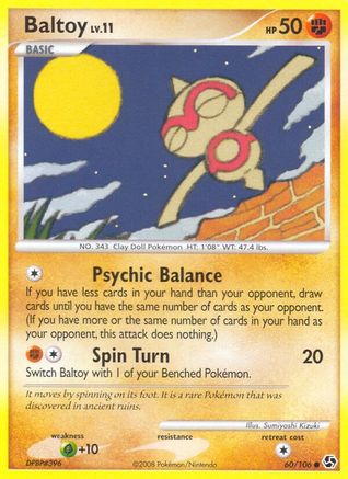 Baltoy (60/106) [Diamond & Pearl: Great Encounters] | Silver Goblin