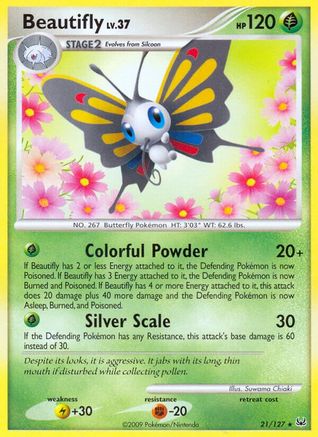 Beautifly (21/127) [Platinum: Base Set] | Silver Goblin