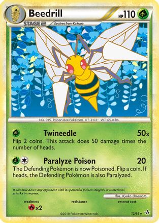 Beedrill (12/95) [HeartGold & SoulSilver: Unleashed] | Silver Goblin