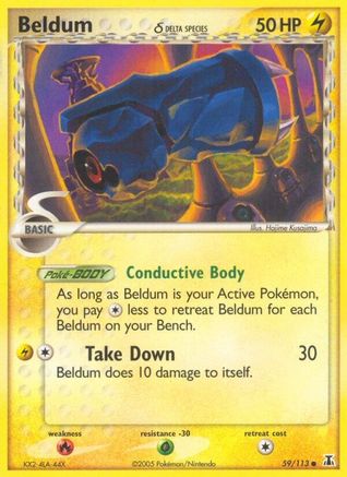 Beldum (59/113) (Delta Species) (Stamped) [EX: Delta Species] | Silver Goblin