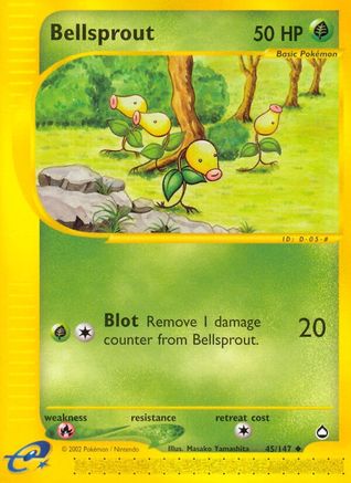 Bellsprout (45/147) [Aquapolis] | Silver Goblin