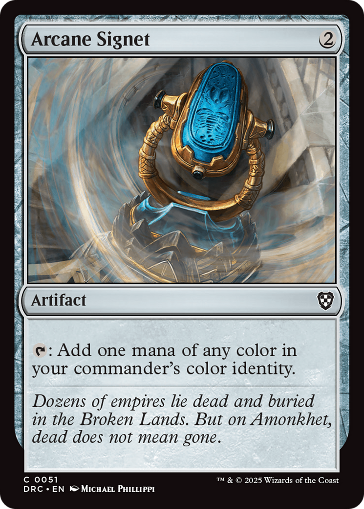 Arcane Signet (051) - Commander: Aetherdrift