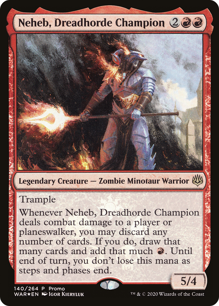 Neheb, Dreadhorde Champion [Resale Promos] | Silver Goblin