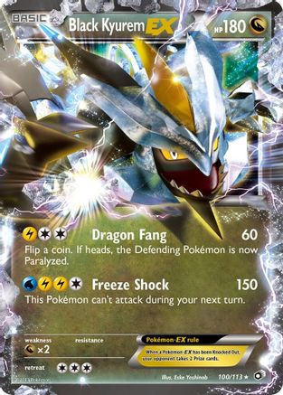 Black Kyurem EX (100/113) [Black & White: Legendary Treasures] | Silver Goblin