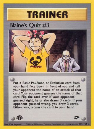 Blaine's Quiz #3 (112/132) [Gym Challenge Unlimited] | Silver Goblin