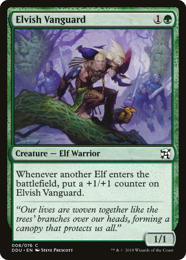 Elvish Vanguard [Duel Decks: Elves vs. Inventors] | Silver Goblin