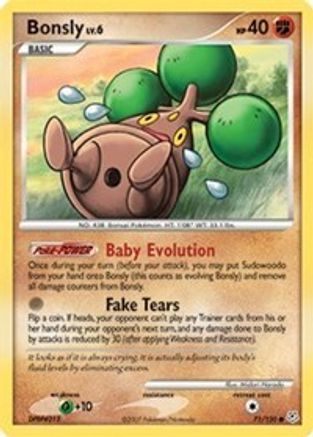 Bonsly (71/130) [Diamond & Pearl: Base Set] | Silver Goblin