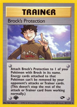 Brock's Protection (101/132) [Gym Challenge Unlimited] | Silver Goblin