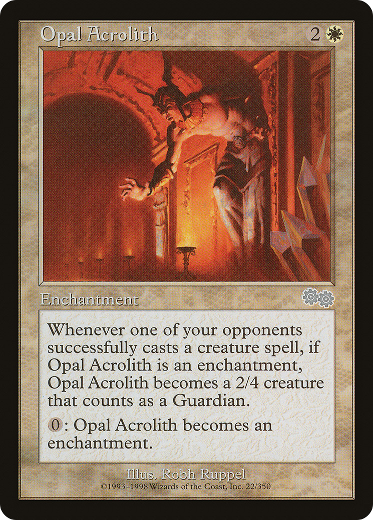 Opal Acrolith [Urza's Saga] | Silver Goblin