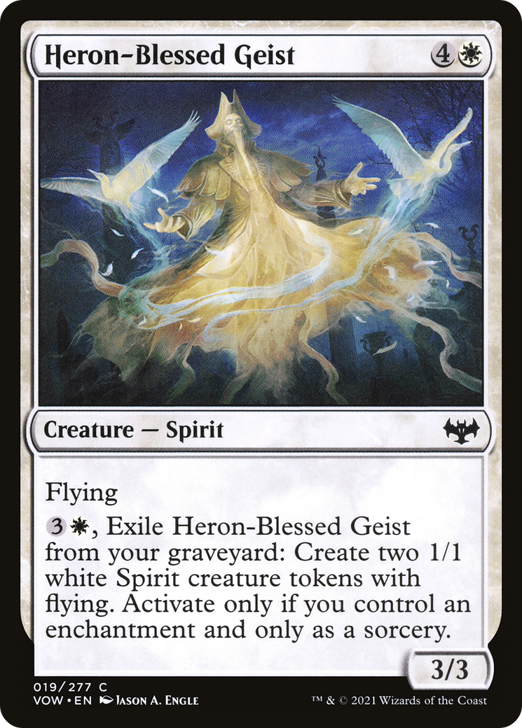 Heron-Blessed Geist [Innistrad: Crimson Vow] | Silver Goblin