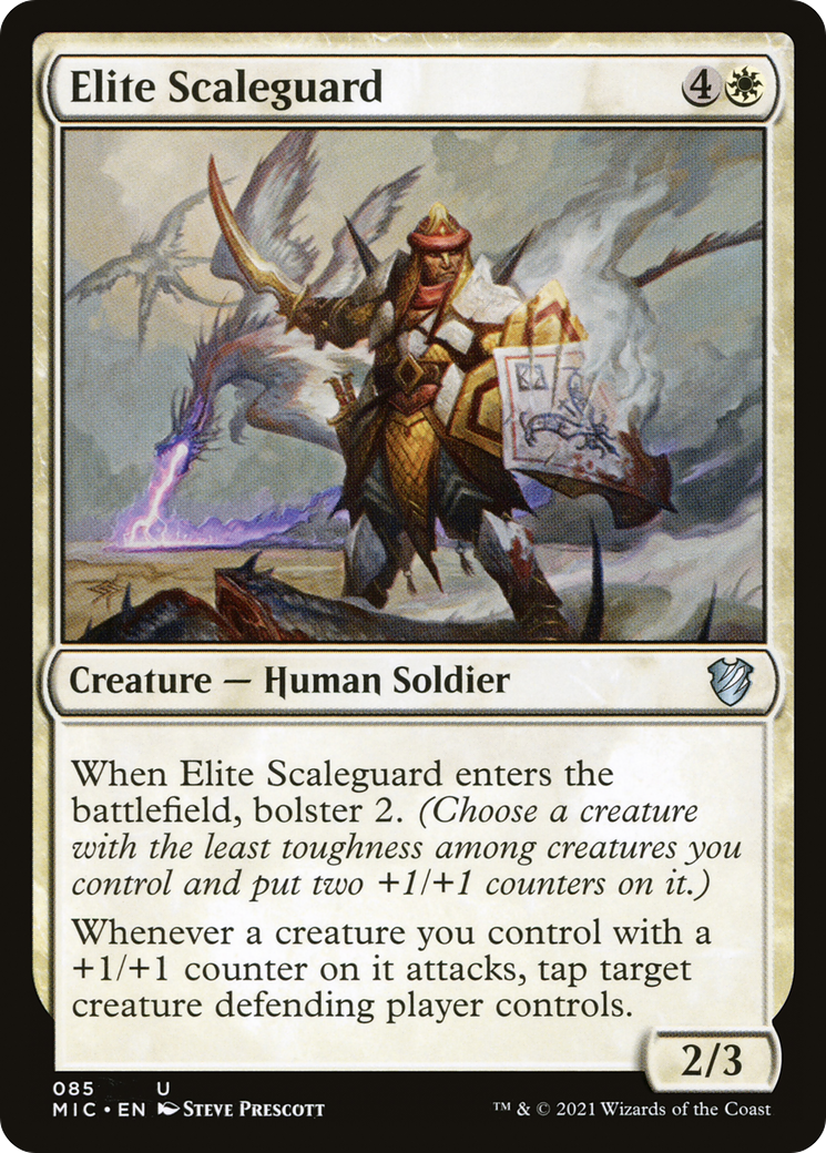 Elite Scaleguard [Innistrad: Midnight Hunt Commander] | Silver Goblin