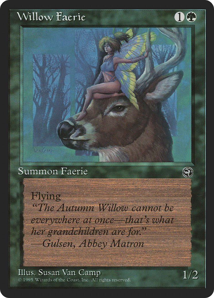 Willow Faerie (Daria Flavor Text) [Homelands]