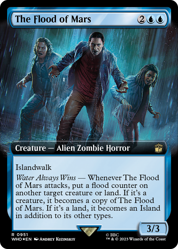 The Flood of Mars (Extended Art) (Surge Foil) [Doctor Who] | Silver Goblin