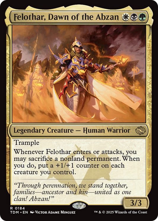Felothar, Dawn of the Abzan (184) - Tarkir: Dragonstorm