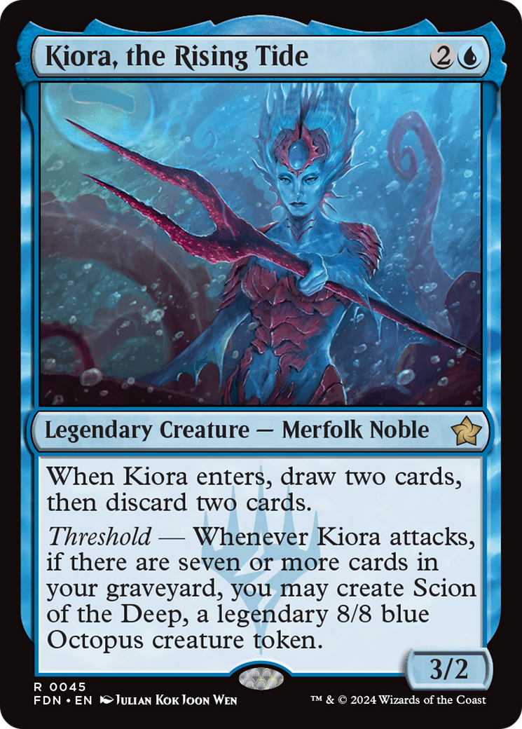 Kiora, the Rising Tide [Foundations] | Silver Goblin