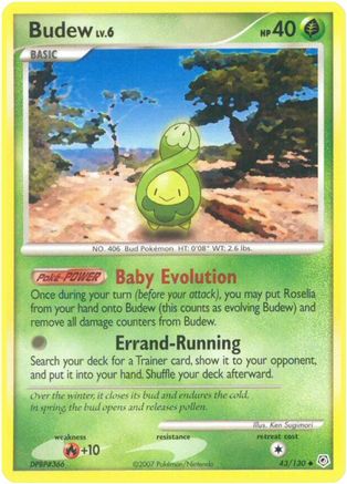 Budew (43/130) [Diamond & Pearl: Base Set] | Silver Goblin