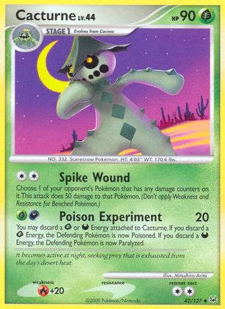 Cacturne (42/127) [Platinum: Base Set] | Silver Goblin