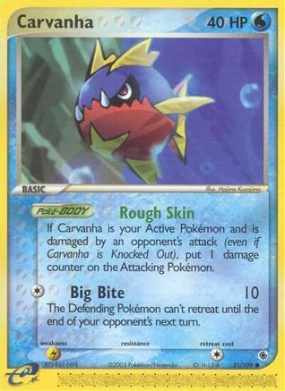 Carvanha (51/109) [EX: Ruby & Sapphire] | Silver Goblin