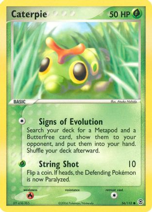 Caterpie (56/112) [EX: FireRed & LeafGreen] | Silver Goblin