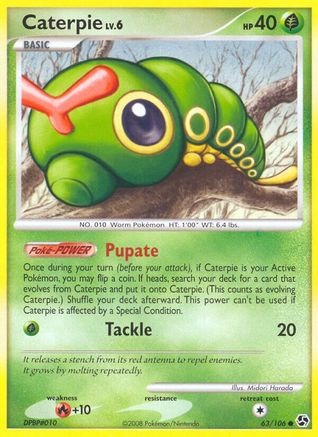 Caterpie (63/106) [Diamond & Pearl: Great Encounters] | Silver Goblin