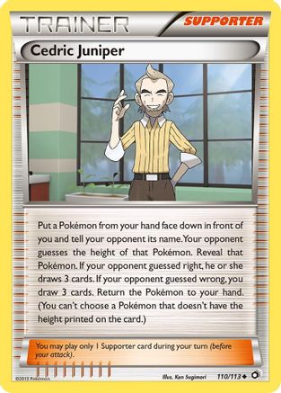 Cedric Juniper (110/113) [Black & White: Legendary Treasures] Reverse Holofoil