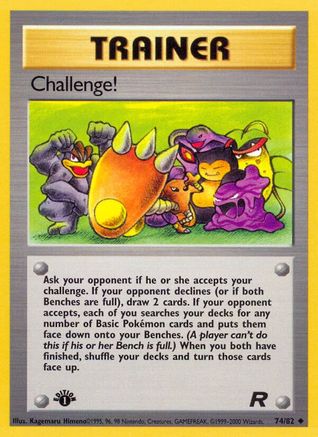 Challenge! (74) (1st Edition) - Team Rocket