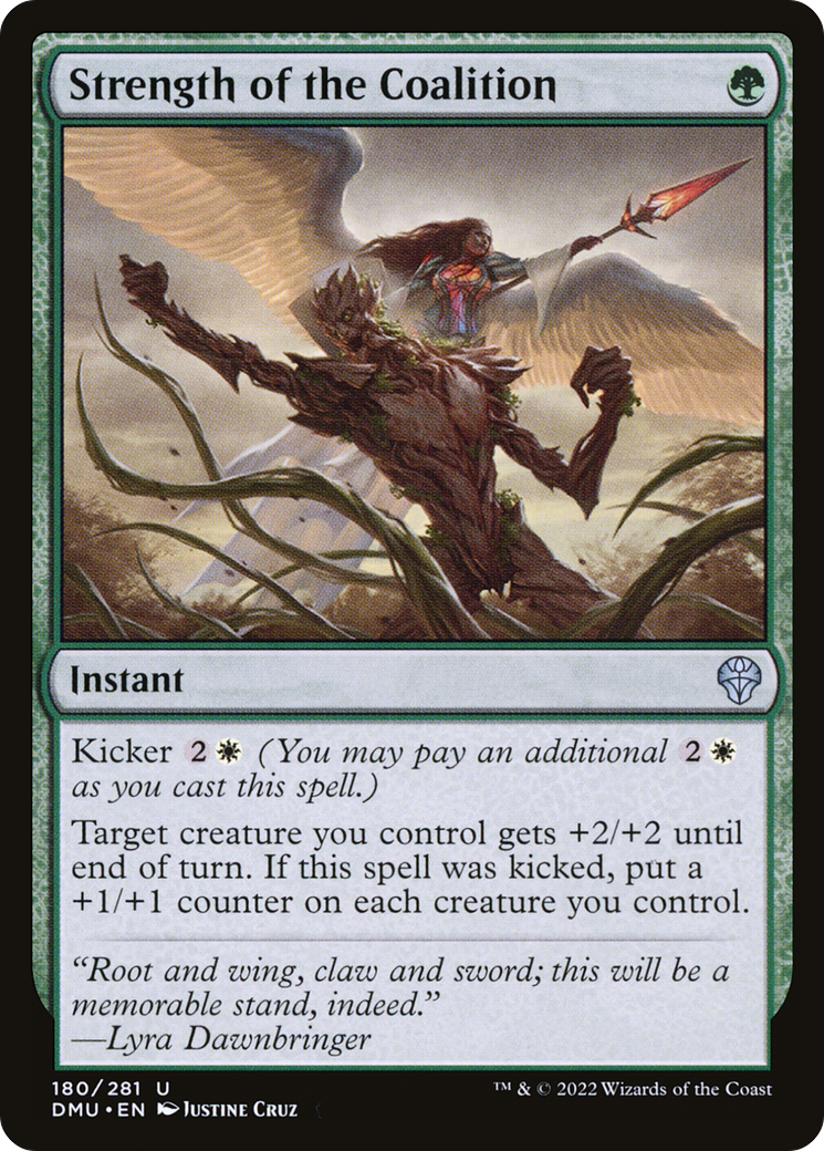 Strength of the Coalition [Dominaria United] | Silver Goblin