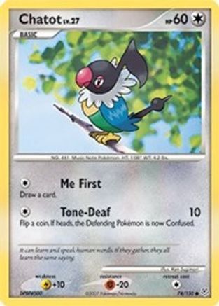 Chatot (74/130) [Diamond & Pearl: Base Set] | Silver Goblin