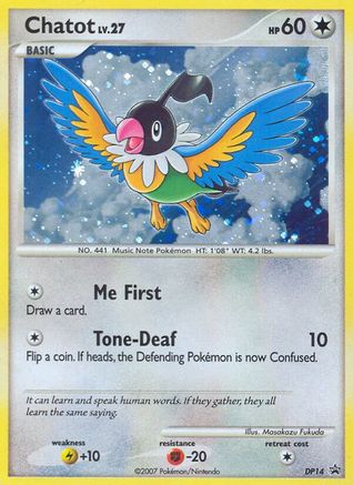 Chatot (DP14) [Diamond & Pearl: Black Star Promos] | Silver Goblin