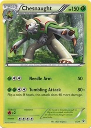 Chesnaught (5/39) [XY: Kalos Starter Set] | Silver Goblin