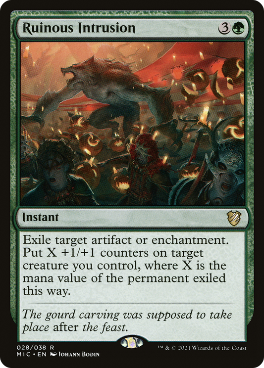 Ruinous Intrusion [Innistrad: Midnight Hunt Commander]