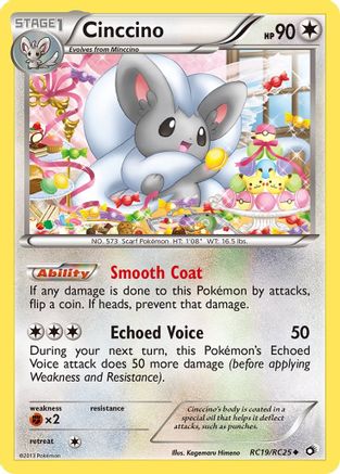 Cinccino (RC19/RC25) [Black & White: Legendary Treasures] | Silver Goblin