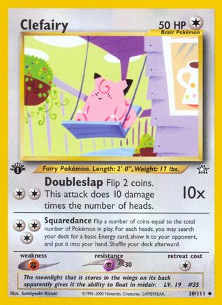 Clefairy (30) 1st Edition - Neo Genesis