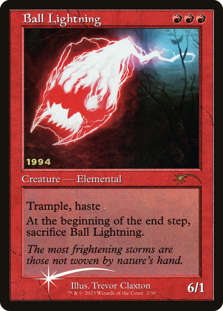 Ball Lightning [30th Anniversary Promos] | Silver Goblin