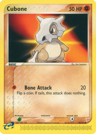 Cubone (40/95) [EX: Team Magma vs Team Aqua] | Silver Goblin