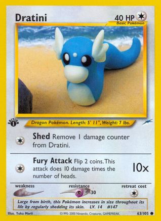 Dratini (63) 1st Edition - Neo Destiny