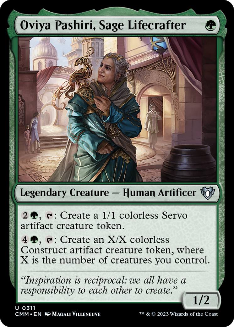 Oviya Pashiri, Sage Lifecrafter [Commander Masters] | Silver Goblin