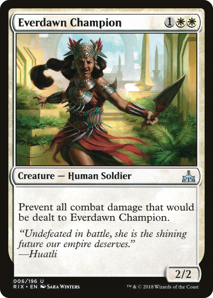 Everdawn Champion [Rivals of Ixalan] | Silver Goblin