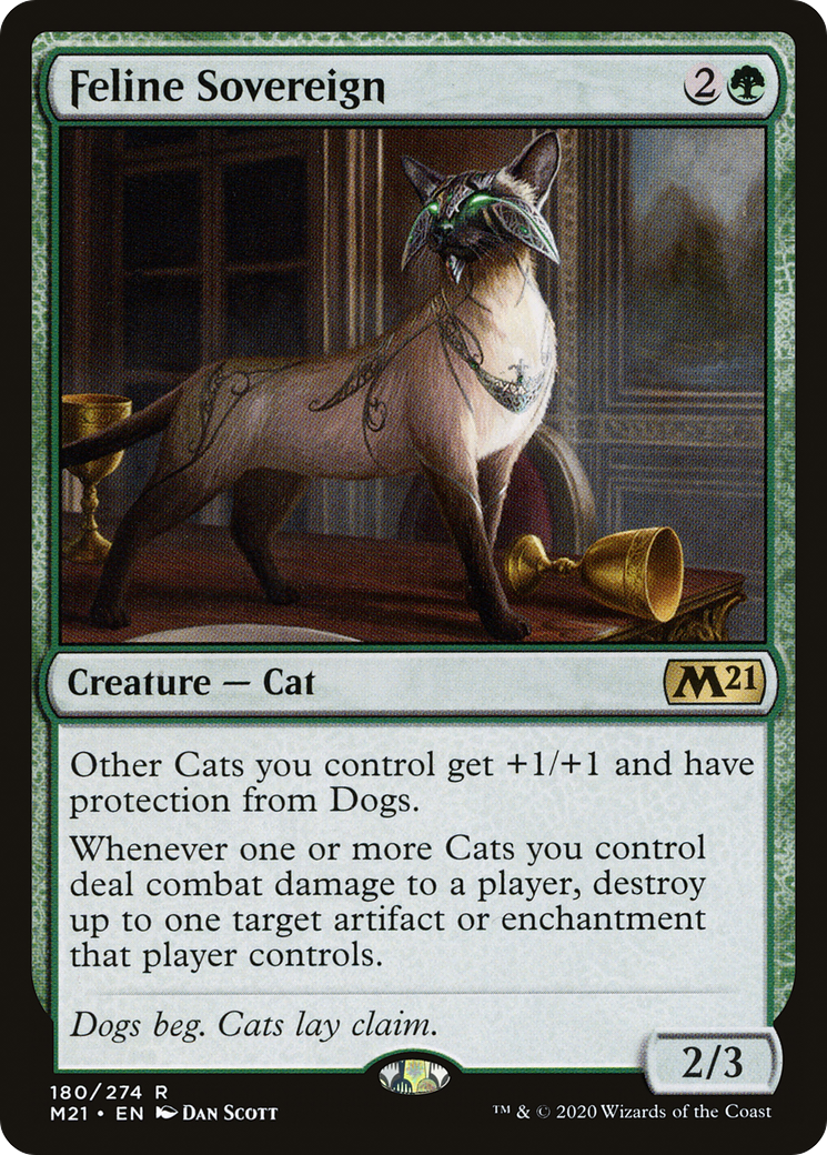 Feline Sovereign [Core Set 2021] | Silver Goblin