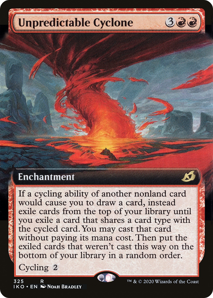Unpredictable Cyclone (Extended Art) [Ikoria: Lair of Behemoths] Foil