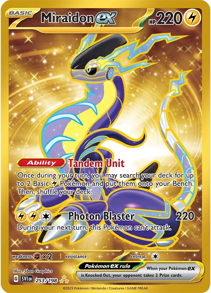 Miraidon ex (253/198) [Scarlet & Violet: Base Set] | Silver Goblin