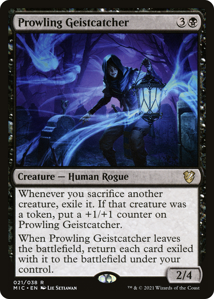 Prowling Geistcatcher [Innistrad: Midnight Hunt Commander] | Silver Goblin