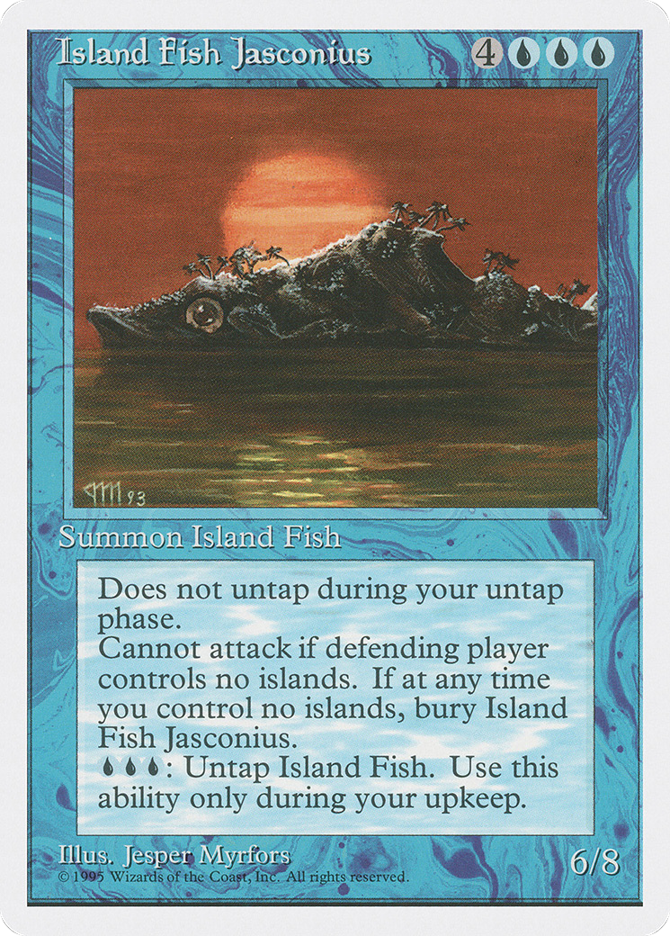 Island Fish Jasconius [Fourth Edition] | Silver Goblin