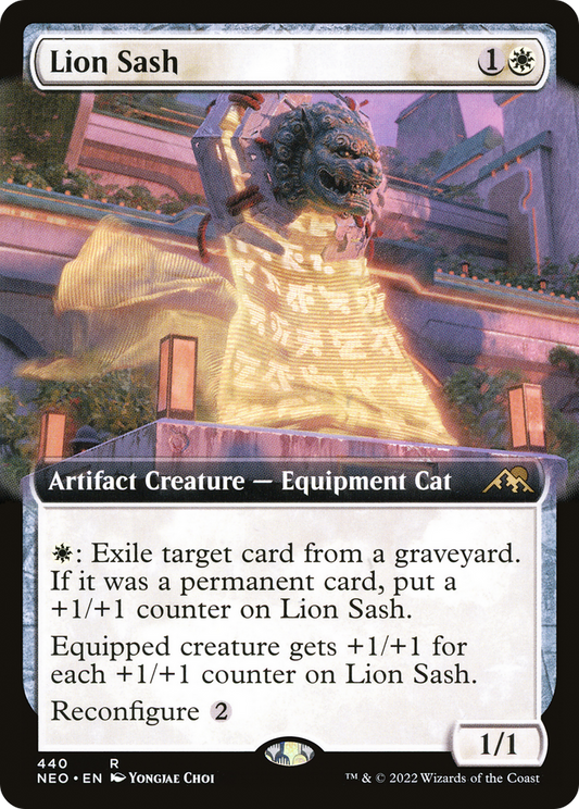 Lion Sash (Extended Art) [Kamigawa: Neon Dynasty]