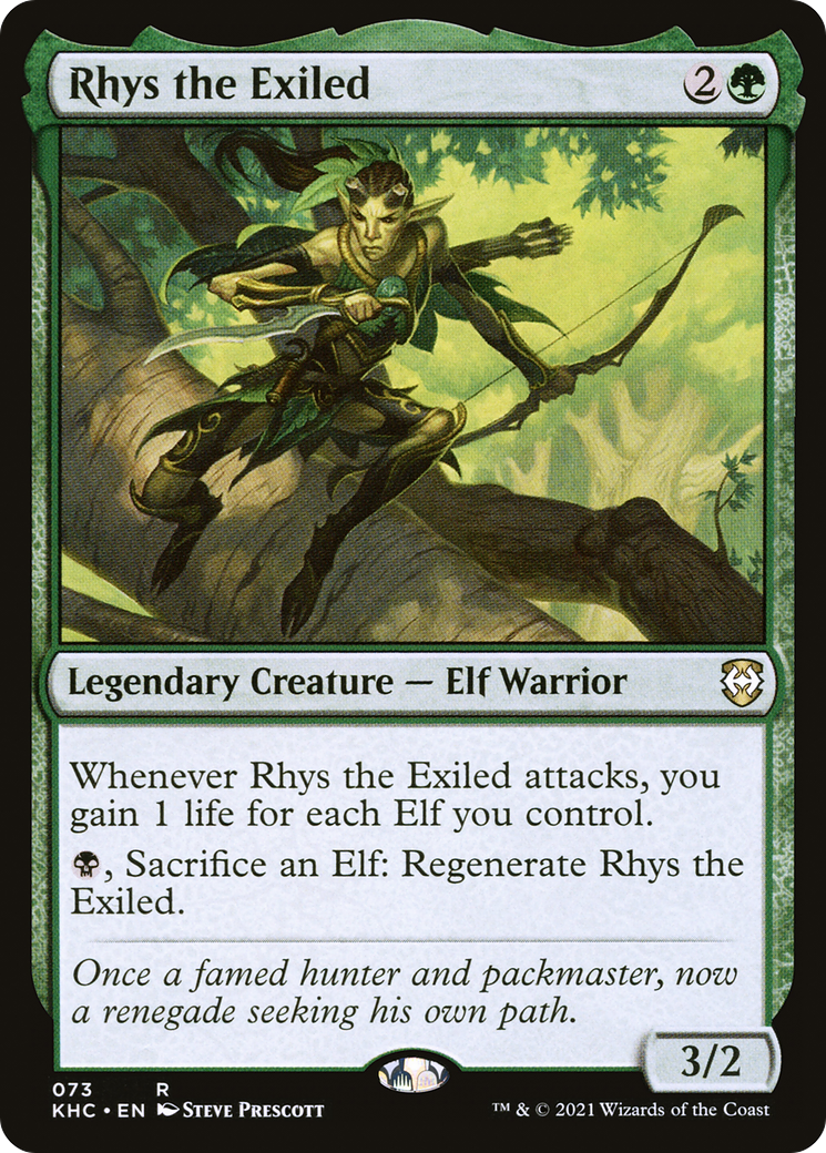 Rhys the Exiled [Kaldheim Commander] | Silver Goblin