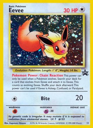 Eevee (11) [Wizards of the Coast: Black Star Promos] | Silver Goblin