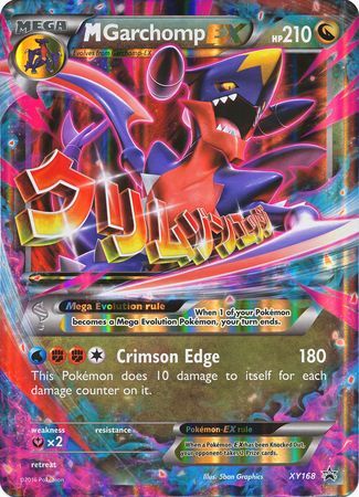 M Garchomp EX (XY168) (Jumbo Card) [XY: Black Star Promos] | Silver Goblin