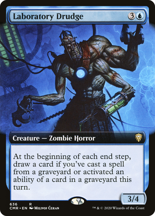Laboratory Drudge (Extended Art) [Commander Legends] Foil